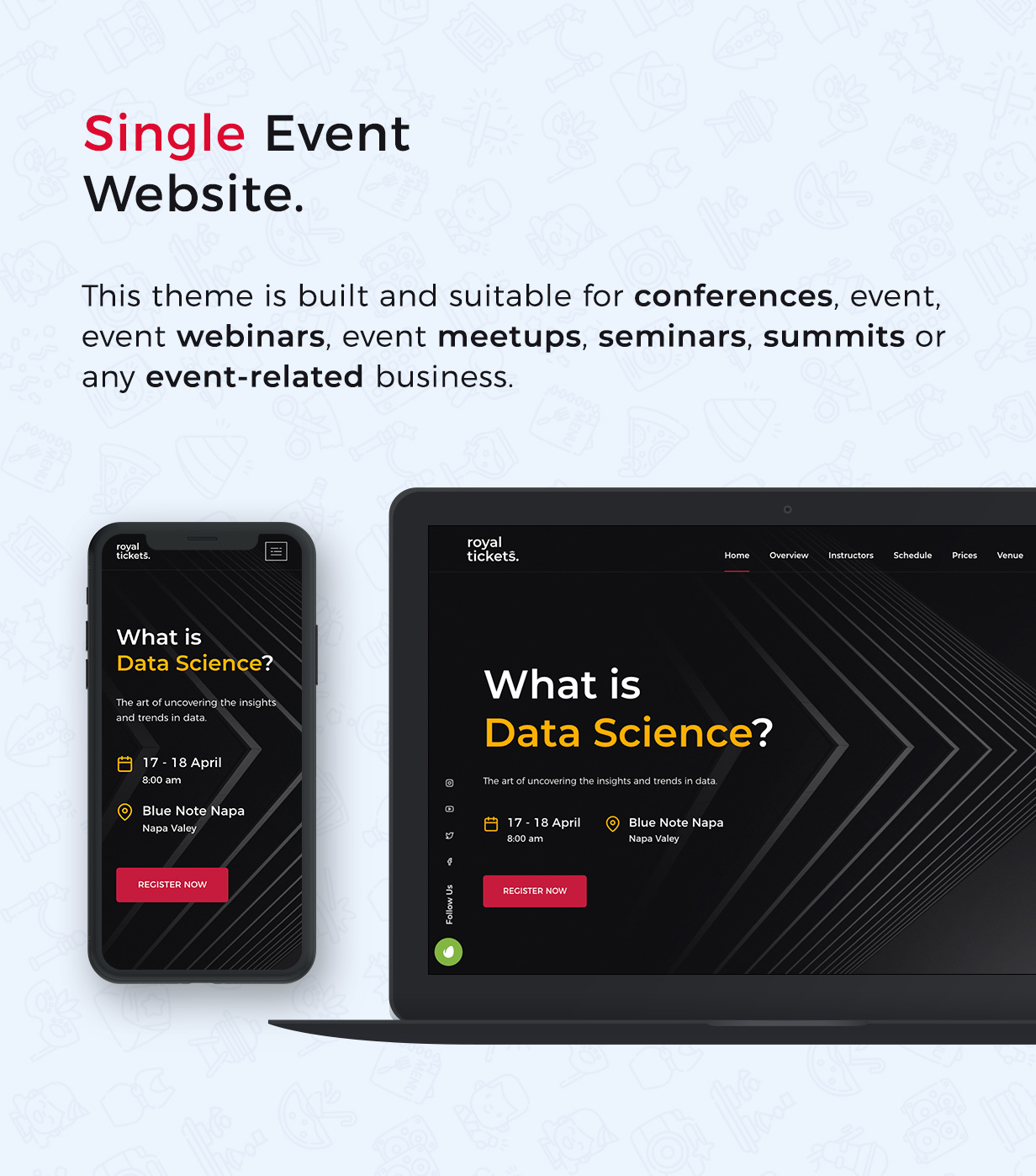 RoyalTickets - Events Booking WordPress Theme - 9